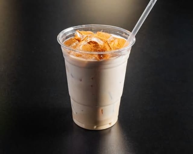 Honey Bear Latte Half Gallon.